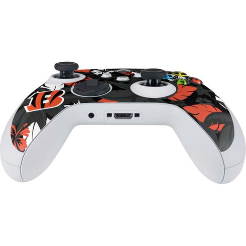 NFL Cincinnati Bengals Tropical Print Xbox Series S Controller Skin