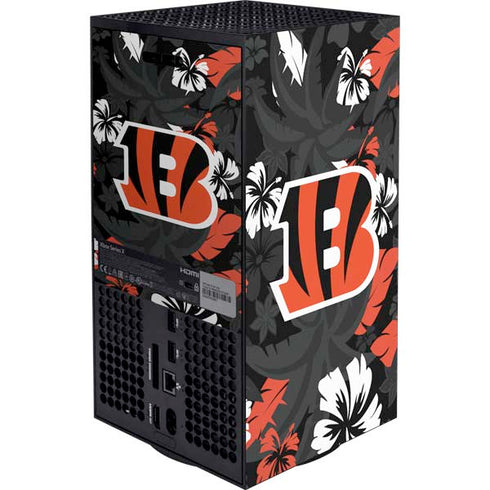 NFL Cincinnati Bengals Tropical Print Xbox Series X Bundle Skin