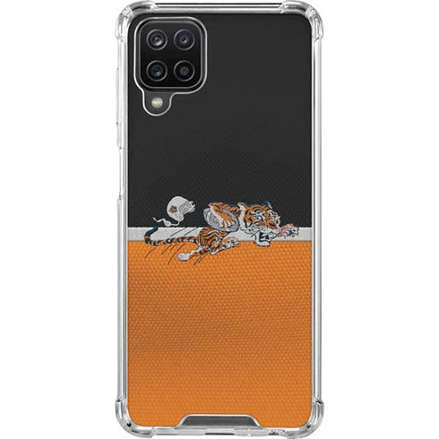 NFL Cincinnati Bengals Vintage Galaxy A12 Clear Case