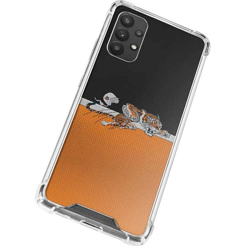 NFL Cincinnati Bengals Vintage Galaxy A32 5G Clear Case