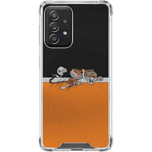 NFL Cincinnati Bengals Vintage Galaxy A52 5G Clear Case