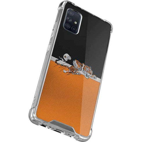 NFL Cincinnati Bengals Vintage Galaxy A71 5G Clear Case