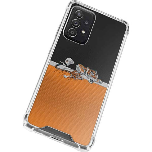 NFL Cincinnati Bengals Vintage Galaxy A72 5G Clear Case
