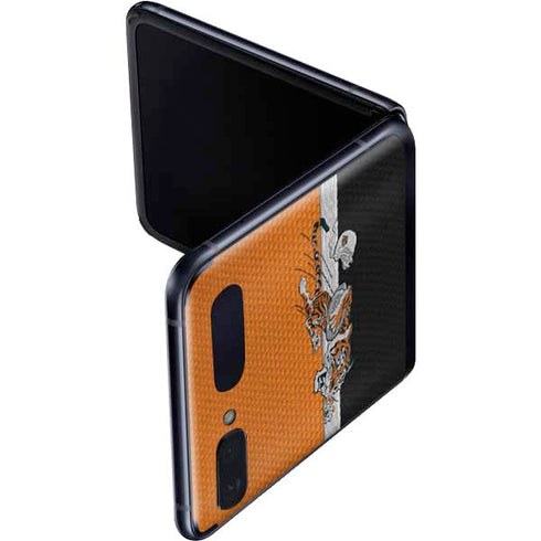 NFL Cincinnati Bengals Vintage Galaxy Z Flip Skin