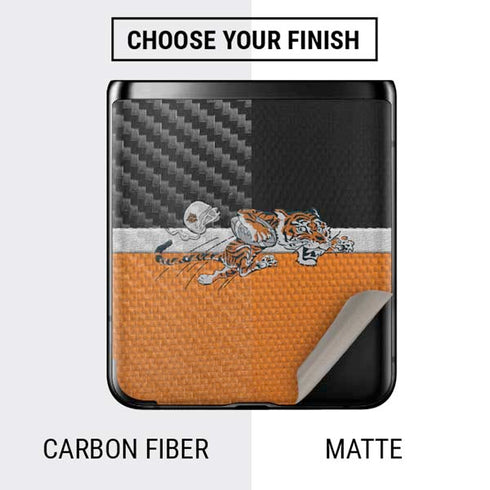 NFL Cincinnati Bengals Vintage Galaxy Z Flip Skin