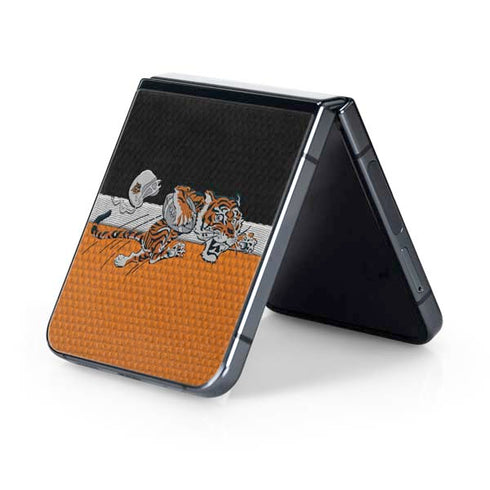 NFL Cincinnati Bengals Vintage Galaxy Z Flip5 5G Skin