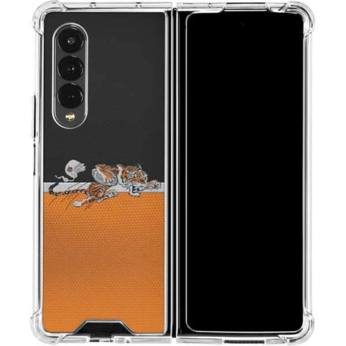 NFL Cincinnati Bengals Vintage Galaxy Z Fold4 5G Clear Case
