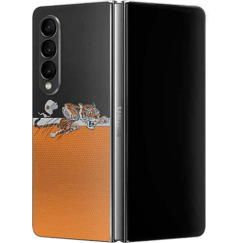 NFL Cincinnati Bengals Vintage Galaxy Z Fold4 5G Skin