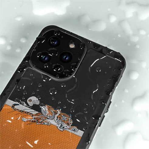 NFL Cincinnati Bengals Vintage iPhone 14 Pro Max Waterproof Case