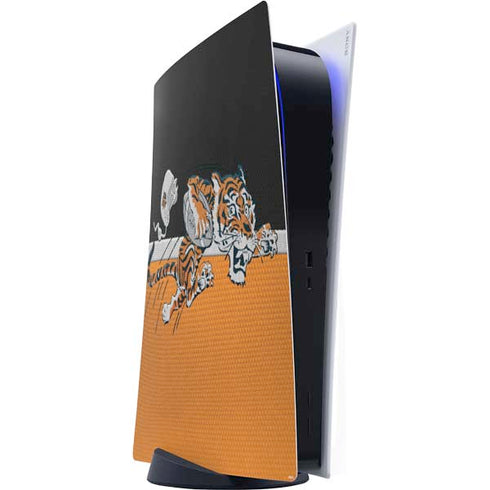NFL Cincinnati Bengals Vintage PS5 Digital Edition Console Skin