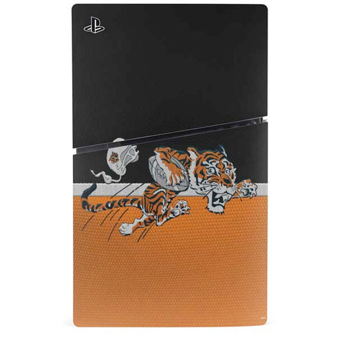NFL Cincinnati Bengals Vintage PS5 Slim Digital Edition Console Skin
