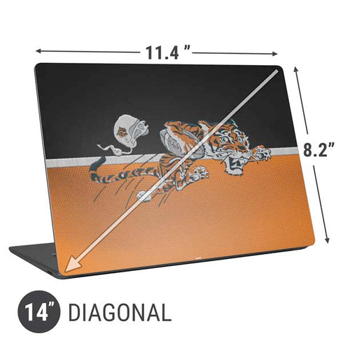 NFL Cincinnati Bengals Vintage Universal Laptop 14in (11.4 x 8.2in) Skin