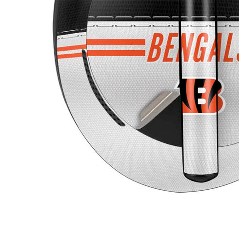 NFL Cincinnati Bengals White Striped Bose Noise Cancelling Headphones 700 Skin