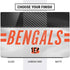 NFL Cincinnati Bengals White Striped Dell Vostro Skin