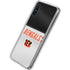 NFL Cincinnati Bengals White Striped Galaxy A10e Clear Case