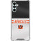 NFL Cincinnati Bengals White Striped Galaxy A13 5G Clear Case