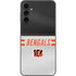 NFL Cincinnati Bengals White Striped Galaxy A14 5G Skin