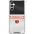 NFL Cincinnati Bengals White Striped Galaxy A15 5G Clear Case