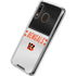 NFL Cincinnati Bengals White Striped Galaxy A30 Clear Case