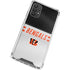 NFL Cincinnati Bengals White Striped Galaxy A32 5G Clear Case
