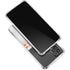 NFL Cincinnati Bengals White Striped Galaxy A32 5G Clear Case
