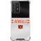 NFL Cincinnati Bengals White Striped Galaxy A52 5G Clear Case