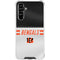 NFL Cincinnati Bengals White Striped Galaxy A54 5G Clear Case