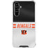 NFL Cincinnati Bengals White Striped Galaxy A54 5G Clear Case