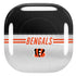 NFL Cincinnati Bengals White Striped Galaxy Buds Pro Skin