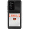 NFL Cincinnati Bengals White Striped Galaxy Note20 Ultra 5G Waterproof Case