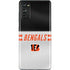 NFL Cincinnati Bengals White Striped Galaxy S20 Fan Edition Skin