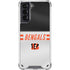 NFL Cincinnati Bengals White Striped Galaxy S21 5G Clear Case