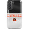NFL Cincinnati Bengals White Striped Galaxy S21 5G Pro Case