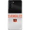 NFL Cincinnati Bengals White Striped Galaxy S21 5G Skin