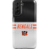 NFL Cincinnati Bengals White Striped Galaxy S21 FE Pro Case