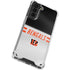 NFL Cincinnati Bengals White Striped Galaxy S21 Plus 5G Clear Case