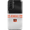 NFL Cincinnati Bengals White Striped Galaxy S21 Plus 5G Pro Case