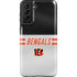 NFL Cincinnati Bengals White Striped Galaxy S21 Plus 5G Pro Case