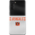 NFL Cincinnati Bengals White Striped Galaxy S21 Plus 5G Skin