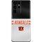 NFL Cincinnati Bengals White Striped Galaxy S21 Ultra 5G Skin