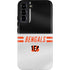 NFL Cincinnati Bengals White Striped Galaxy S22 Plus Pro Case