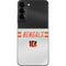NFL Cincinnati Bengals White Striped Galaxy S22 Plus Skin