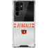 NFL Cincinnati Bengals White Striped Galaxy S22 Ultra Clear Case