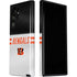 NFL Cincinnati Bengals White Striped Galaxy S22 Ultra Pro Case