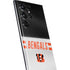 NFL Cincinnati Bengals White Striped Galaxy S22 Ultra Skin