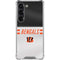 NFL Cincinnati Bengals White Striped Galaxy S23 Clear Case