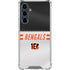 NFL Cincinnati Bengals White Striped Galaxy S23 FE Clear Case