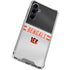NFL Cincinnati Bengals White Striped Galaxy S23 FE Clear Case