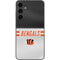 NFL Cincinnati Bengals White Striped Galaxy S23 FE Skin
