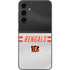 NFL Cincinnati Bengals White Striped Galaxy S23 FE Skin